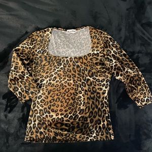 Rave city leopard top